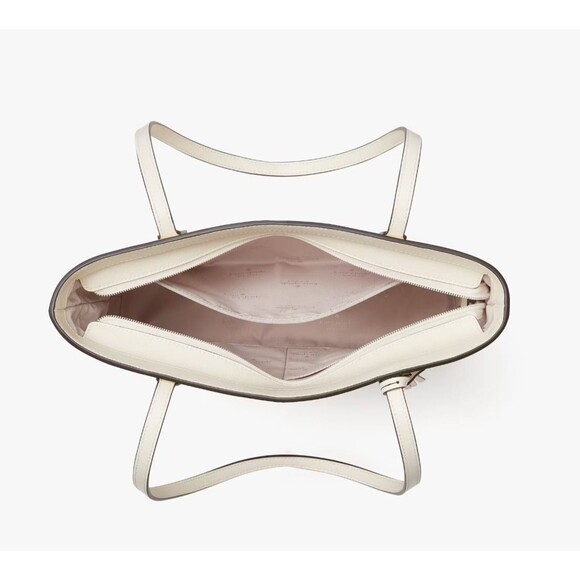 New Kate Spade Jana Tote Saffiano Leather Meringue - Picture 5 of 5